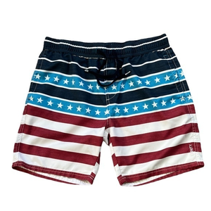 Trinity Collective American‎ Flag Swim Trunks Sz. L